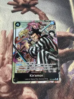 Bandai One Piece CCG Kin'emon OP16-082 SR Alternate Art Foil OP-16 - Image 1