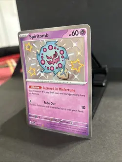 Pokemon Spirtomb 158/081 Pokemon Card Shiny Secret Rare Near Mint - Image 3