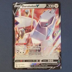 Duraludon V 47/73 - Champion's Path - Rare Holo V Pokemon Card - NM - Image 1