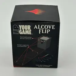 🔥Ultra PRO Deck Box Alcove Leather Flip Card 100 Cards Storage Holder Mountain - Image 3