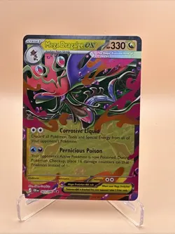 Pokemon TCG Mega Dragalge ex 065/086 Double Rare Me04: Chaos Rising (NM) - Image 1
