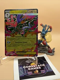 Pokemon TCG Mega Dragalge ex 065/086 Double Rare Me04: Chaos Rising (NM) - Image 3