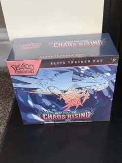 Pokemon Chaos Rising Mega Evolution ETB Elite Trainer Box Factory Sealed - Image 1