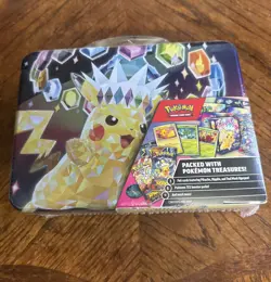 Pokemon Surging Sparks Stellar Crown Fall 2024 Collector Chest Tin New Sealed - Image 1