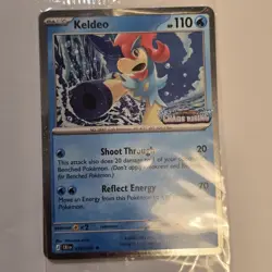 Pokemon TCG: Chaos Rising Stamped Promo - Keldeo (019/086) Sealed Cosmo Holo - Image 2