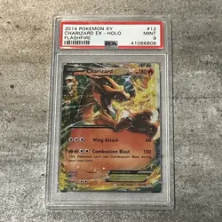 Pokemon TCG: 2014 Charizard EX 12/106 Flashfire Holo PSA 9 - Image 1