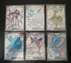 POKEMON TCG PALDEAN FATES FULL ART SHINYS LOT OF 6 NEAR MINT TO MINT PACK FRESH! - Image 1