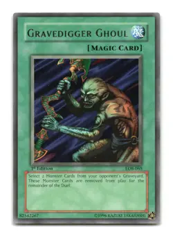 Gravedigger Ghoul - LOB-065 1st Edition Rare - YuGiOh-LP - Image 1