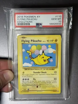 Pokemon Flying Pikachu 110/108 XY Evolutions - PSA 10 - Image 1