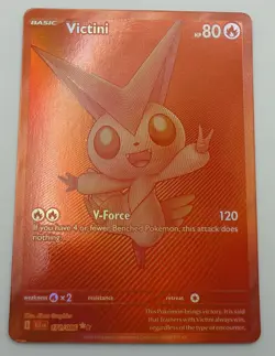Pokemon TCG Victini 171/086 Illustration Rare Black Bolt Reverse Holo - Image 4