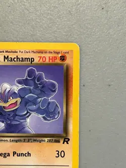 Dark Machamp – Pokemon Team Rocket - 27/82 – Rare – MP - Image 3