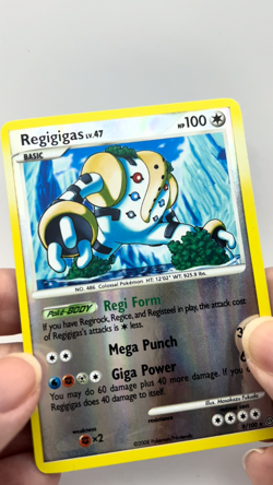 Regigigas 9/100 Reverse Holo Pokemon TCG Diamond Pearl Stormfront *LP* - Image 2