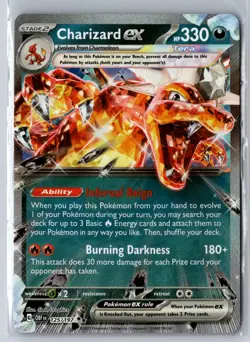 Charizard ex 125/197 Double Rare Obsidian Flames Pokemon Near Mint - Image 1