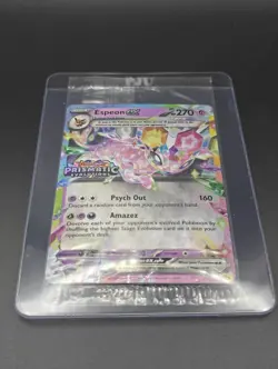 Prismatic Surprise Box Stamped Promos Lot Of 4 Sealed (Leaf, Esp, Gla, Eevee) - Image 4