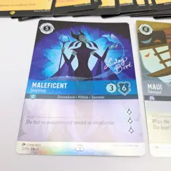 Disney Lorcana TCG Lot of 50+ Cards & 3 Promo Cold Foils Stitch Moana - Image 2