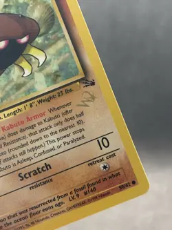 Pokemon Card - Kabuto [W Stamped] WoTC Promo 50/62 Promo LP - Image 3