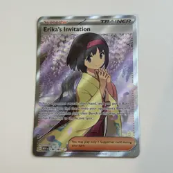 Pokemon - Erika's Invitation - 196/165 - Scarlet & Violet: 151 - Full Art Card - Image 1