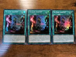 "A Case For K9" x3 JUSH-EN040 Rare Justice Hunters Yugioh 1st Edition NM - Image 1