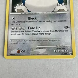 Snorlax 37/130 Diamond & Pearl Regular Rare Pokemon Card LP - Image 4