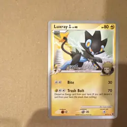 Pokemon Luxray GL 9/111 World Championship Decks 2010 Rare Regular Card English - Image 1