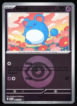 Marill (Energy Symbol Pattern) 083/217 Ascended Heroes Pokemon Reverse Holo NM - Image 1