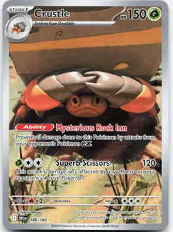Crustle 186/182 Illustration Rare Destined Rivals Pokemon NM 01-02-14 - Image 1
