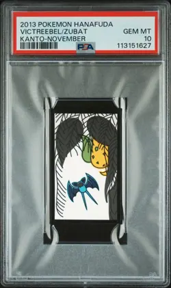 Pokemon Card Zubat Victreebel Kanto November Hanafuda 2013 PSA 10 GEM MINT - Image 1