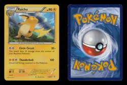 HOLO RAICHU RARE HOLO 27/83 MP POKEMON - Image 3