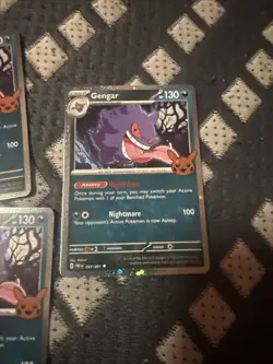 Pokemon Gengar 057/091 Trick or Trade 2024 Cosmos Holo Card NM - Image 1