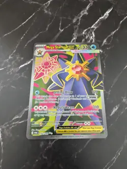 Pokemon TCG Mega Starmie Ex 102/088 Perfect Order Ultra Rare - Image 2