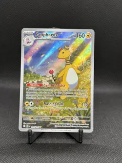 Pokemon TCG Ampharos Chaos Rising Illustration Rare 90/86 Near Mint - Image 1