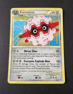 Forretress 3/90 - Heart Gold Soul Silver Undaunted *NM* Holo Rare Pokemon Card - Image 2