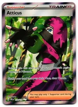Atticus 133/131 - Prismatic Evolutions Ultra Rare Pokemon TCG - NM Card - Image 1