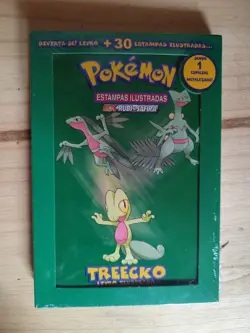 2004 POKEMON TCG TREECKO EX Ruby & Sapphire Half Deck Book Portuguese SEALED - Image 1