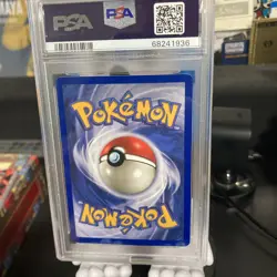 1999 Pokemon Game Mewtwo Holo PSA 7 - Image 2