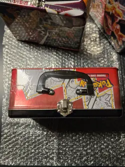 Pokemon 25th Anniversary Celebrations Treasure Chest Lunch Box Tin Factory Seal 820650809415 - Image 3