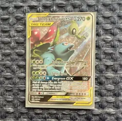 The Pokemon Company Pokemon TCG Celebi & Venusaur GX TAG TEAM Holo 270 HP 1/181 - Image 1