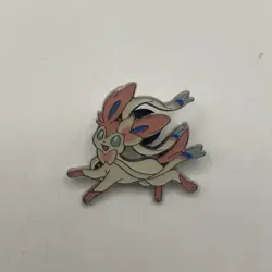 Official Pokemon Sylveon Celebrations 25th Anniversary Metal Pin - Image 1