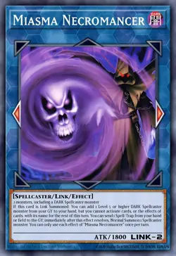 DOOD-EN052 Miasma Necromancer Common 1st Edition YuGiOh - Image 1