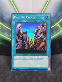 Yugioh Painful Choice SRL-EN049 Super Rare 25th Anniversary NM - Image 1