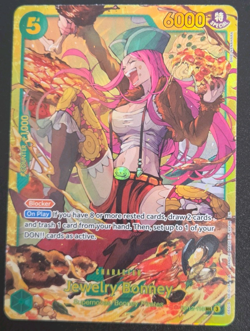 One Piece CCG Jewelry Bonney OP12-118 | Legacy of the Master | SEC Foil 6000/5 - Image 1
