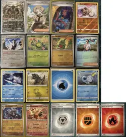 POKEMON 1 MISSING TEXTURE +1 SHIFT MISCUT 1 ALL FOIL REVERSE HOLO ERROR CARD LOT - Image 1