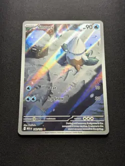 Pokemon TCG Snover 140/132 Mega Evolution Illustration Rare Card NM Condition - Image 1