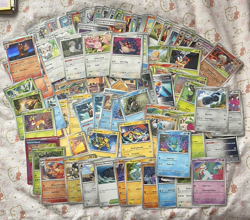 Pokemon Scarlet & Violet Bulk Card Lot 100+ Mixed Era Holos/Reverses/Commons - Image 1