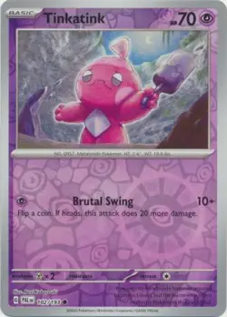 Tinkatink 102/193 Reverse Holo | Paldea Evolved | Pokemon Card - Image 1