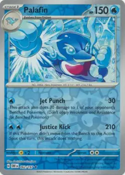 Palafin 62/197 Reverse Holo | Obsidian Flames | Pokemon Card - Image 1