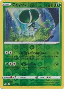 Calyrex 17/159 Reverse Holo | Crown Zenith | Pokemon Card - Image 1