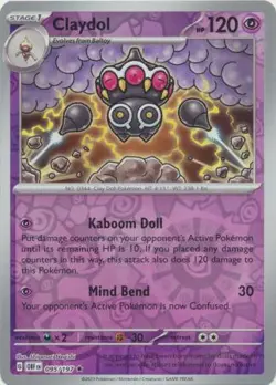 Claydol 95/197 Reverse Holo | Obsidian Flames | Pokemon Card - Image 1