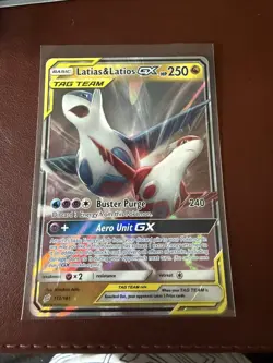 Pokemon Latias & Latios GX Ultra Rare Holo SM - Team Up 2019 113/181 NM - Image 1