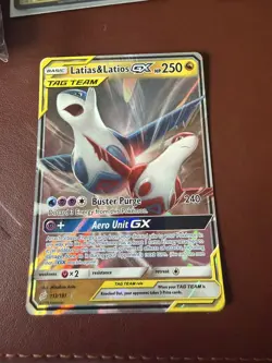 Pokemon Latias & Latios GX Ultra Rare Holo SM - Team Up 2019 113/181 NM - Image 3